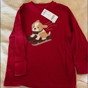 NWT Gymboree red thermal winter shirt boys size 4T